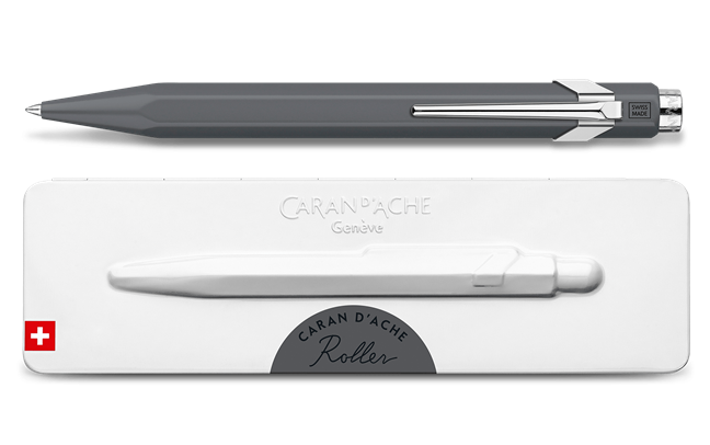 Caran d'Ache Roller - Grey 849 Rollerball Pen