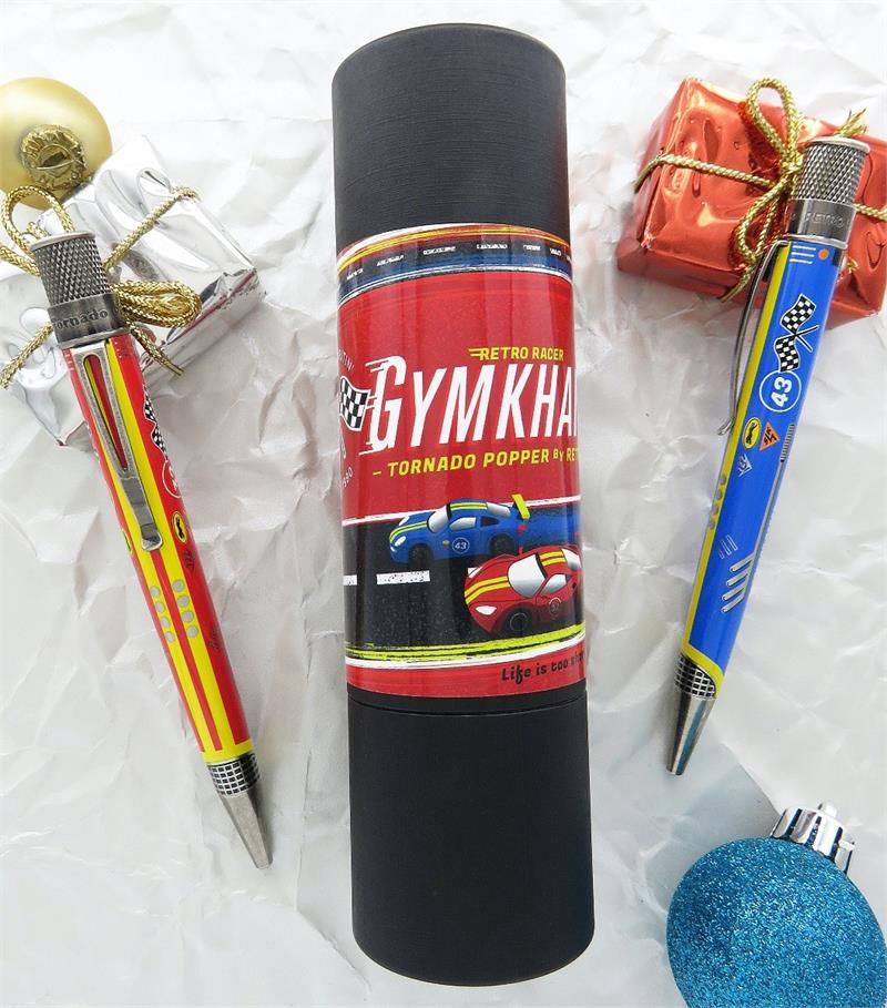 Retro 51 Tornado Gymkhana-Rallye (Red) Popper Rollerball Pen