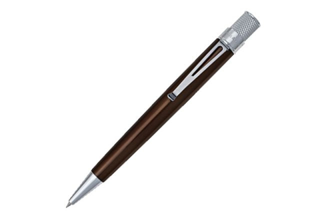 Retro 51 Tornado Brown w/ Chrome Classic Rollerball Pen