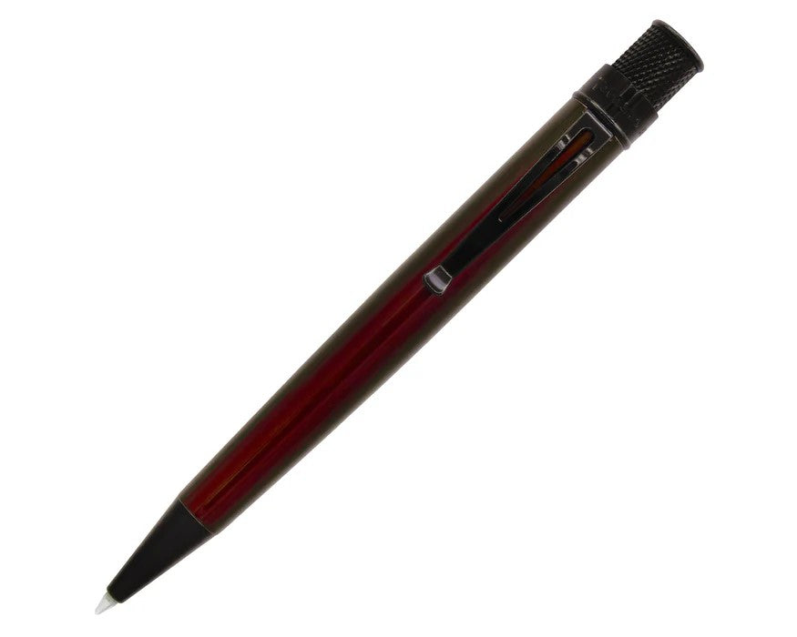 Retro 51 Tornado Black Cherry Stealth Rollerball Pen