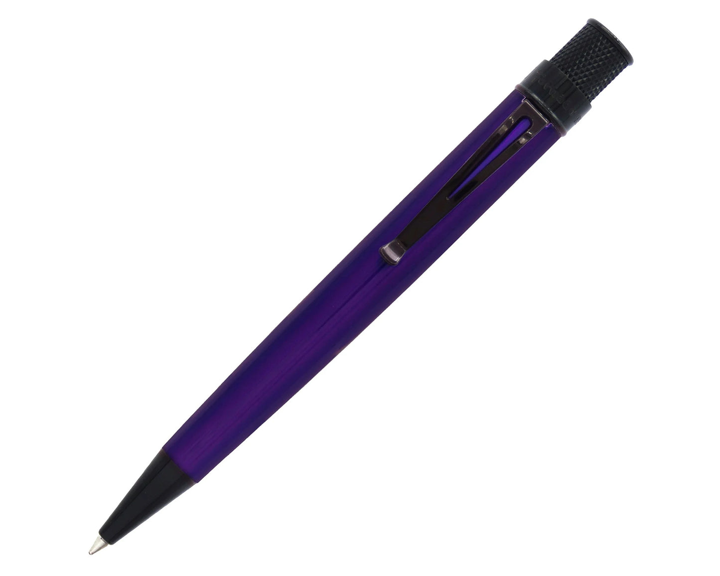 Retro 51 Tornado Midnight Purple Stealth Rollerball Pen