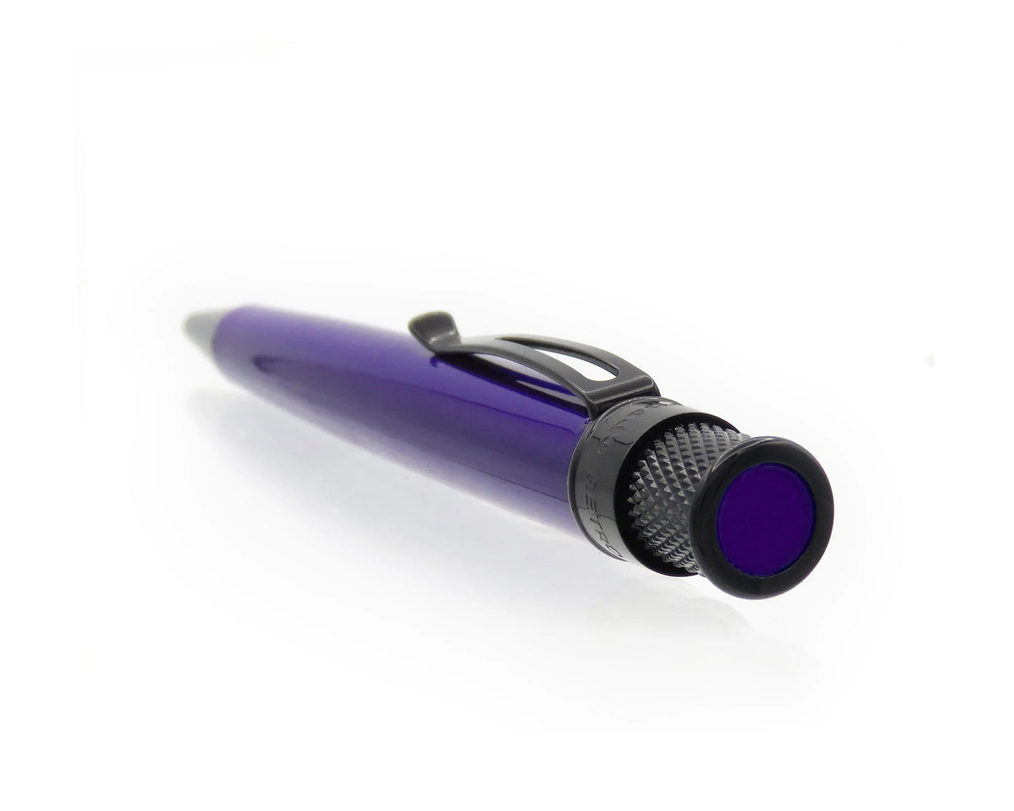 Retro 51 Tornado Midnight Purple Stealth Rollerball Pen