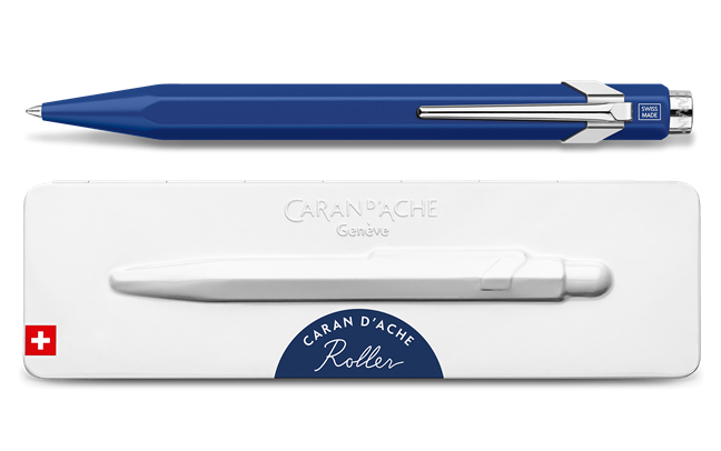 Caran d'Ache Roller - Blue 849 Rollerball Pen
