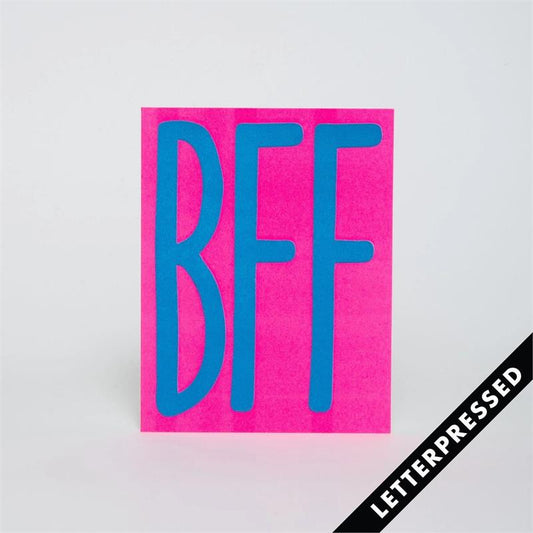 BFF Letterpress Card