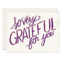 Grateful For You Card