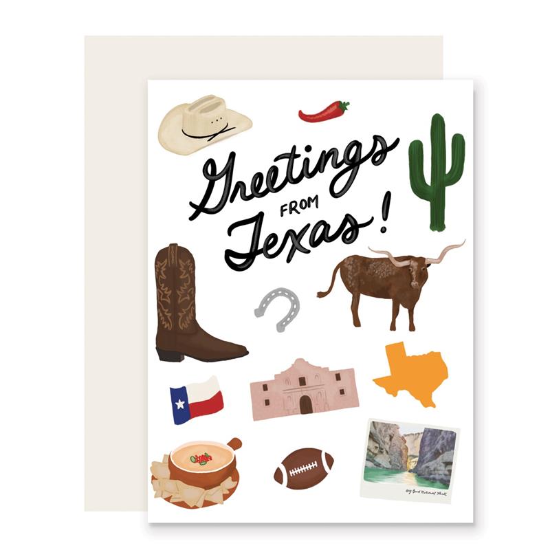 Greetings From Texas Card