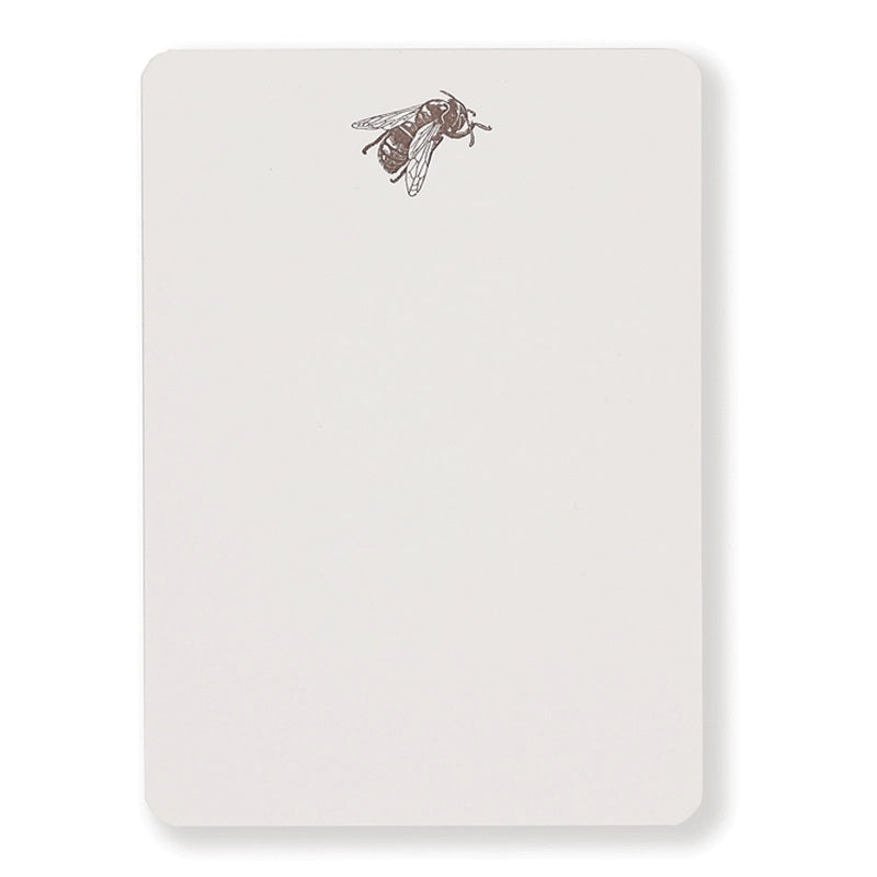 Bee - Letterpress Boxed Tail Cards