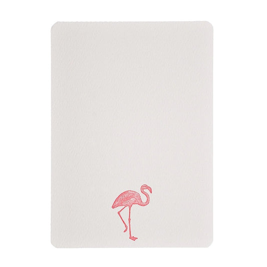 Flamingo - Letterpress Boxed Tail Cards