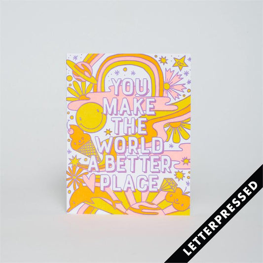 Better Place Letterpress Card