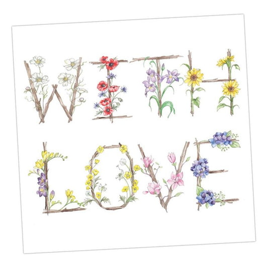 Floral With Love Card