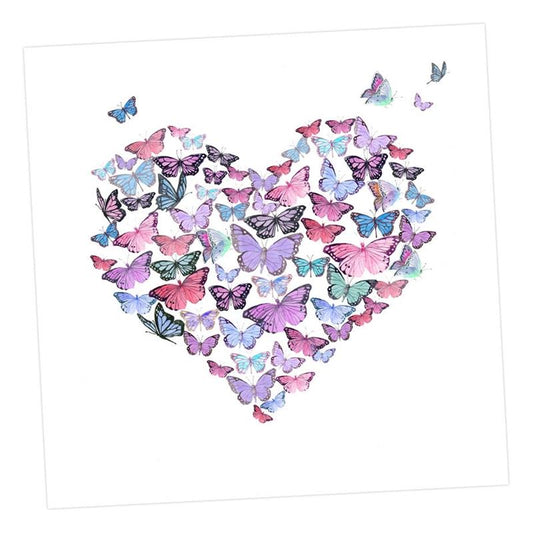 Heart Of Butterflies Card