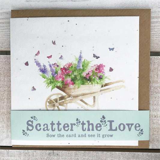 Wheelbarrow Seed Card