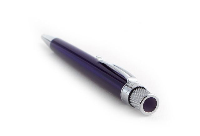 Retro 51 Tornado True Blue Chrome Classic Rollerball Pen