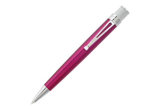 Retro 51 Tornado Pink Chrome Classic Rollerball Pen