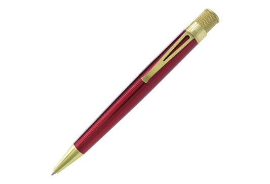 Retro 51 Tornado Red Brass Classic Rollerball Pen