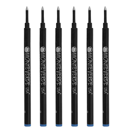 Monteverde Blue Rollerball Refill - 6 pack