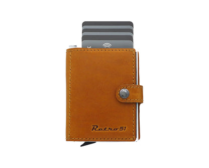 Retro 51 Modern Traveler Wallet - Cognac